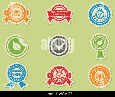 Dichtet einfach Symbole für Web und Benutzeroberfläche Stock Vektor