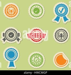 Dichtet einfach Symbole für Web und Benutzeroberfläche Stock Vektor