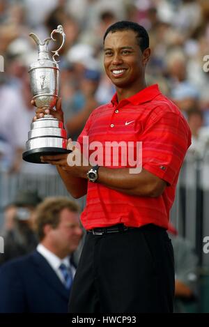 TIGER WOODS öffnen CHAMPION 2006 ROYAL LIVERPOOL GOLF CLUB HOYLAKE 23. Juli 2006 Stockfoto