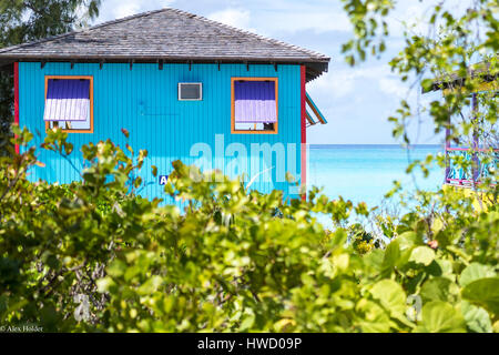 Bahamas Beach House Stockfoto