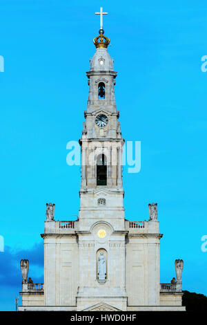 Heiligtum von Fatima. Fatima, Centro Region, Portugal. Stockfoto