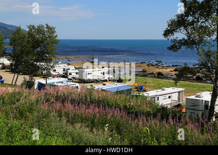 Camping Municipale de Saint-Siméon Stockfoto