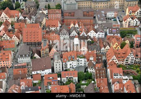 Deutschland, Baden-Württemberg, Ulm, Albert Einstein' s Geburtsort, viele, Fischer und Gerber Bezirk Stockfoto