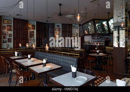 Vereinigtes Königreich, London, Covent Garden, Dishoom Restaurant, indische Küche Stockfoto