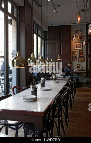 Vereinigtes Königreich, London, Covent Garden, Dishoom Restaurant, indische Küche Stockfoto