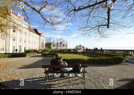 Meersburg, Neues Schloss (neue Burg), Bodensee (Bodensee), Baden-Württemberg, Deutschland Stockfoto