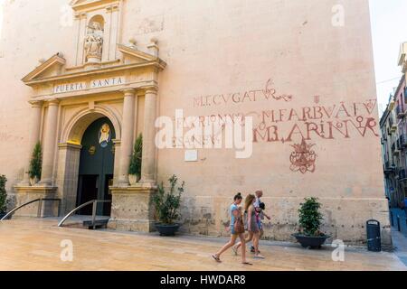 Spanien, Valencia, Alicante, San Nicolas de Bari Concathedral Stockfoto