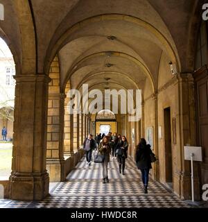 Frankreich, Moselle, Metz, die Abtei von St Vincent de Metz heute Fabert College, das Kloster Stockfoto