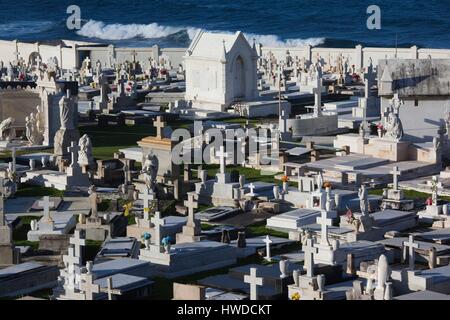 Puerto Rico, San Juan, Old San Juan Friedhof Stockfoto