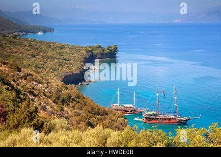 Türkei, Ägäis, Aydin Provinz, Bezirk von Kusadasi, Dilek Halbinsel Büyük Menderes Delta Nationalpark Stockfoto