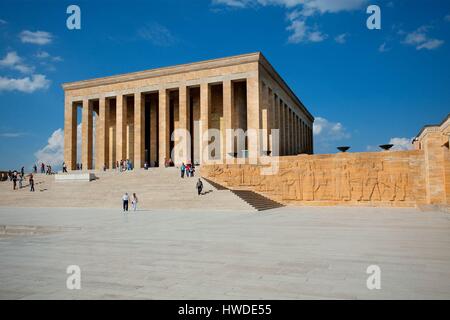 Türkei, Ankara, Mustafa Atatürk Mausoleum Stockfoto