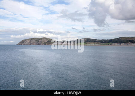 Llandudno North Bay und Little Orme Stockfoto