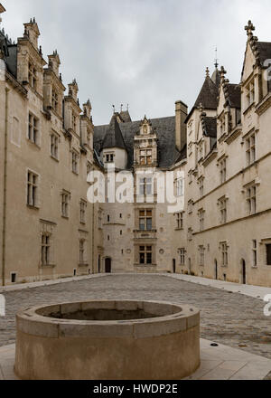 Der Innenhof des Château de Pau, Frankreich Stockfoto