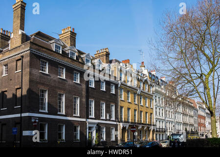 Bloomsbury Square, einem Gartenplatz befindet sich im Zentrum von London, England, U.K Stockfoto