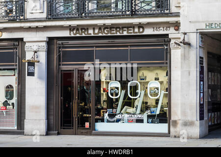 Karl Lagerfeld Store, Regent Street, London, England, Großbritannien Stockfoto