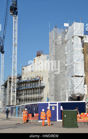 Tottenham Hotspur Footnball Stadionneubau Northumberland Development Project, White Hart Lane, Tottenham, London, UK. Stockfoto