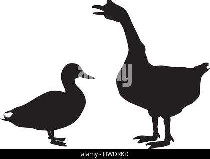 Abstraktes Vektor-Illustration der Nutzvögel Stock Vektor