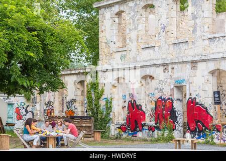 Frankreich, Gironde, Bordeaux, als Weltkulturerbe der UNESCO, Quai des Queyries, Darwin, 3 Hektar großen ehemaligen Militärbrache von Niel Kaserne Stockfoto