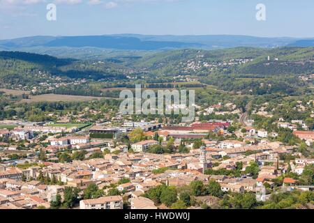 Frankreich, Var, Dracenie, Walddorfhaeslach Stockfoto