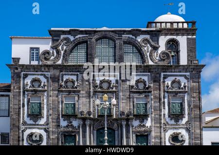 Portugal, Azoren, Sao Miguel Island, Ponta Delgada, Carlos Machado Museum, Sakralkunst Stockfoto