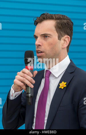 Ken-Skates AM ist ein Welsh Labour-Politiker, vertreten den Wahlkreis Clwyd South seit der National Assembly for Wales Wahl 2011 Stockfoto