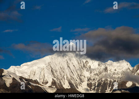 Meili Schneeberg, Morgen, Sanjiang Naga, Provinz Yunnan, China Stockfoto