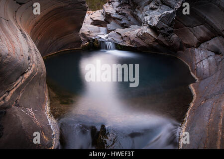 Spa-Pool - Karijini-Nationalpark, Westaustralien Stockfoto