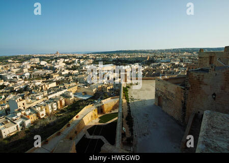 Blick über Gozo Malta Stockfoto