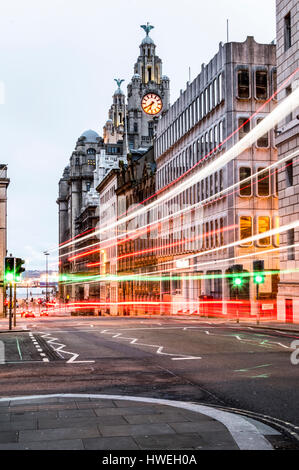 Liverpool Liver Bird Building Stockfoto