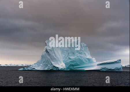 Eisberge in Lemaire-Kanal, Antarktis Stockfoto