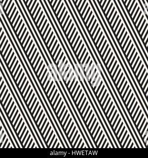 Interlacing parallele Streifen. Monochrome Musterdesign Vektor. Stock Vektor
