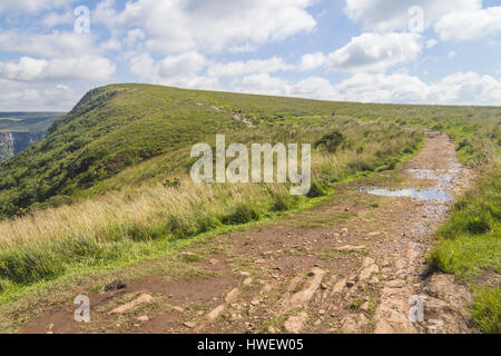 Klippen am Fortaleza Canyon, Cambara do Sul, Rio Grande do Sul, Brasilien Stockfoto