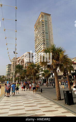 Provinz high-Rise Wohnanlagen, Benidorm, Alicante, Spanien Stockfoto