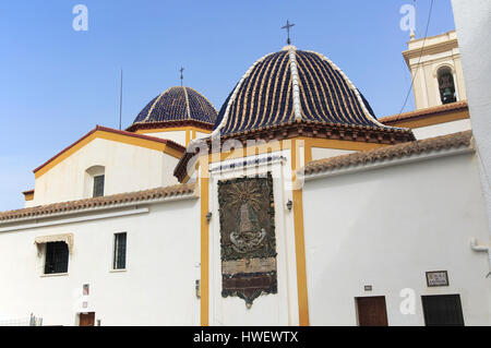 Parroquia de San Jaime y Santa Ana, Pfarrkirche Saint James und Saint Anne, Benidorm, Provinz Alicante, Spanien Stockfoto