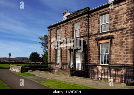 Wellington Terrasse, Berwick-upon-Tweed Stockfoto