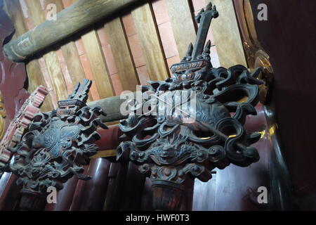 Tempel der Lê Hoàn, heißt posthume Lê Đại Hành in Hoa Lư, alte Hauptstadt von Vietnam. Stockfoto