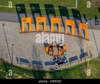 Lippepark Hamm, interreligiösen Treffen Ort, Hamm, Ruhr Area, North Rhine-Westphalia, Germany, Lippepark Hamm, Interreligiöser Treffpunkt, Hamm, Ruhr Stockfoto