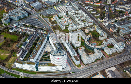 Vodafone Innovation Park, Vodafone Campus, B7, Brüssel-Straße, Düsseldorf, Rheinland, Nordrhein-Westfalen, Deutschland, Vodafone Innovation Park, Voda Stockfoto