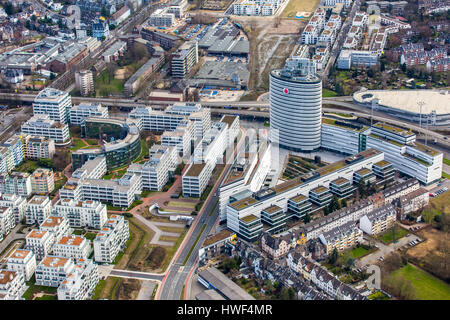 Vodafone Innovation Park, Vodafone-Campus, B7, Brüsseler Straße, Düsseldorf, Rheinland, Nordrhein-Westfalen, Deutschland Stockfoto