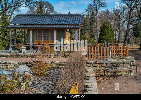 Japanize Garten in Sankt Petersburg Botanischer Garten Stockfoto