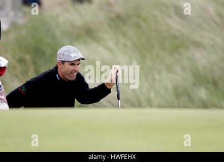 PADRAIG HARRINGTON IRLAND IRLAND ROYAL ST. Georgs SANDWICH KENT ENGLAND 14. Juli 2011 Stockfoto