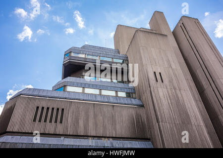 Sampson Haus, 64 Hopton Street, London, UK. Brutalismus, Brutalismus, Fitzroy Robinson & Partner für Lloyds Bank entworfen hat. Stockfoto