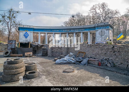 Euromaidan Revolution in Kiew Stockfoto