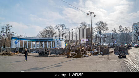 Euromaidan Revolution in Kiew Stockfoto