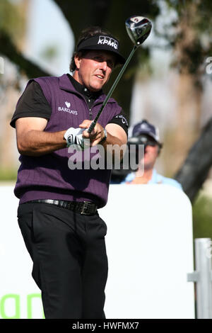 PHIL MICKELSON USA USA PGA WEST PALMER PRIVATE Kurs LA QUINTA Kalifornien USA 12. Februar 2012 Stockfoto