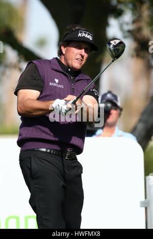 PHIL MICKELSON USA USA PGA WEST PALMER PRIVATE Kurs LA QUINTA Kalifornien USA 12. Februar 2012 Stockfoto