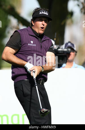 PHIL MICKELSON USA USA PGA WEST PALMER PRIVATE Kurs LA QUINTA Kalifornien USA 12. Februar 2012 Stockfoto