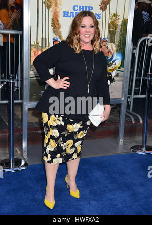 Los Angeles, USA. 20. März 2017. Melissa McCarthy 045 der CHIPS-Premiere in der TCL Chinese Theatre in Los Angeles angekommen. 20. März 2017. Bildnachweis: Longifilis/USA/Alamy Live-Nachrichten Stockfoto