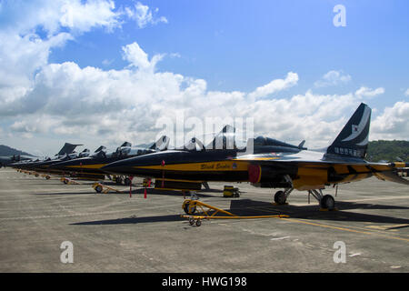 Langkawi, Malaysia. 21. März 2017. Südkorea T50 Trainer jets auf dem Display in Verbindung mit LIMA Expo Credit: Chung Jin Mac/Alamy Live News Stockfoto