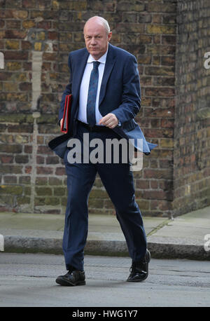 London, Großbritannien. 21 Mär, 2017. Damian grüne Minister für Arbeit und Altersversorgung gesehen die Teilnahme an der wöchentlichen Kabinettssitzung in Downing Street. Credit: Wfpa/alamy leben Nachrichten Stockfoto